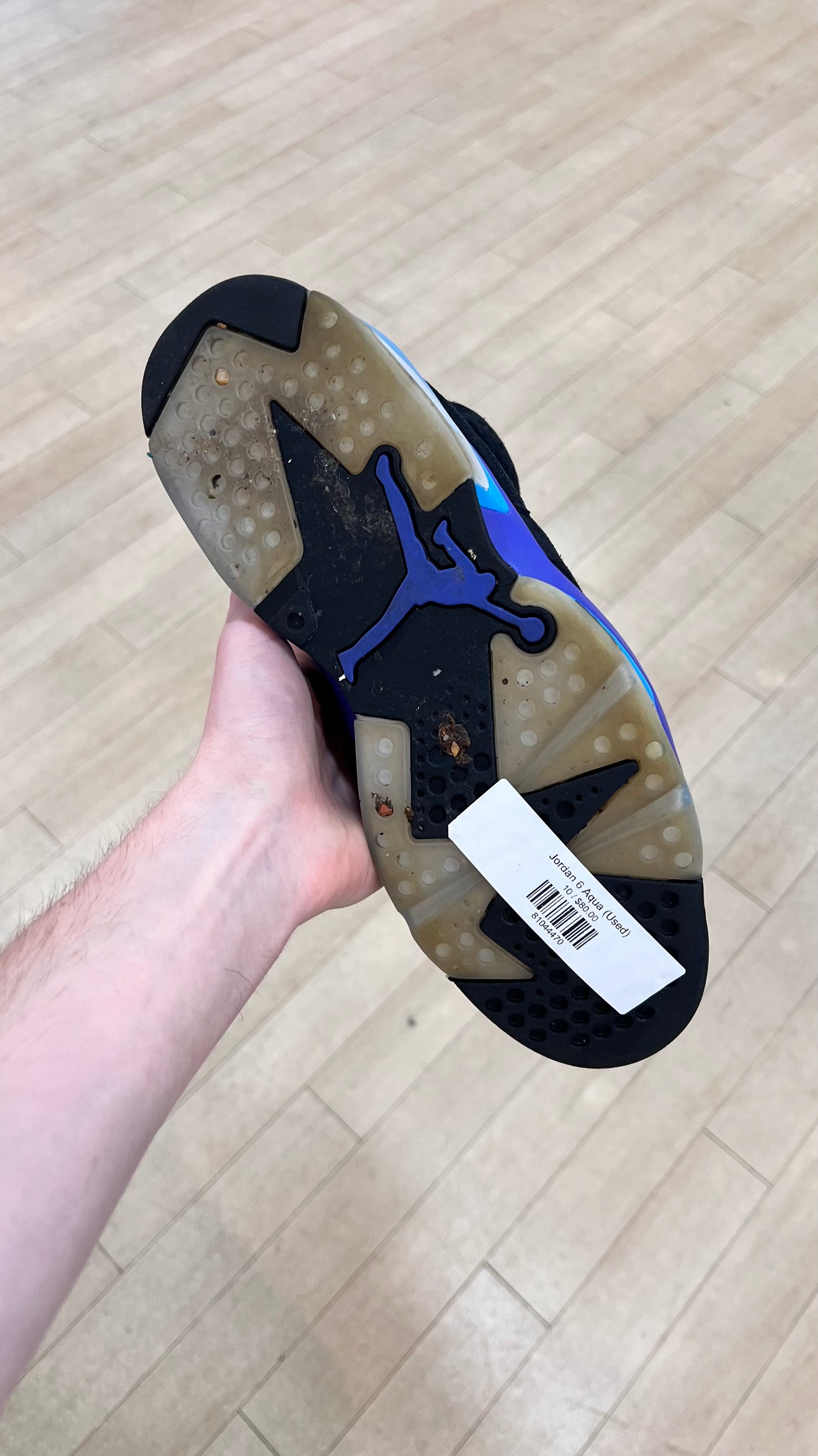 Jordan 6 Aqua (Used)