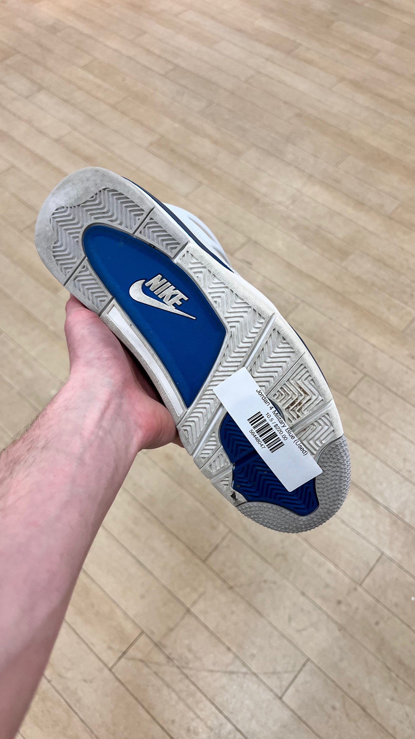 Jordan 4 Military Blue (Used)