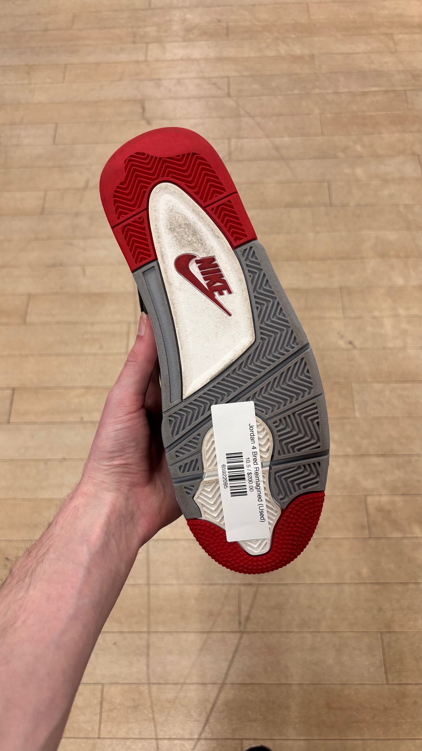 Jordan 4 Bred Reimagined (Used)