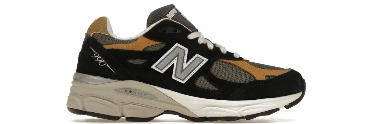 New Balance 990v3 MiUSA Black Tan (Used)