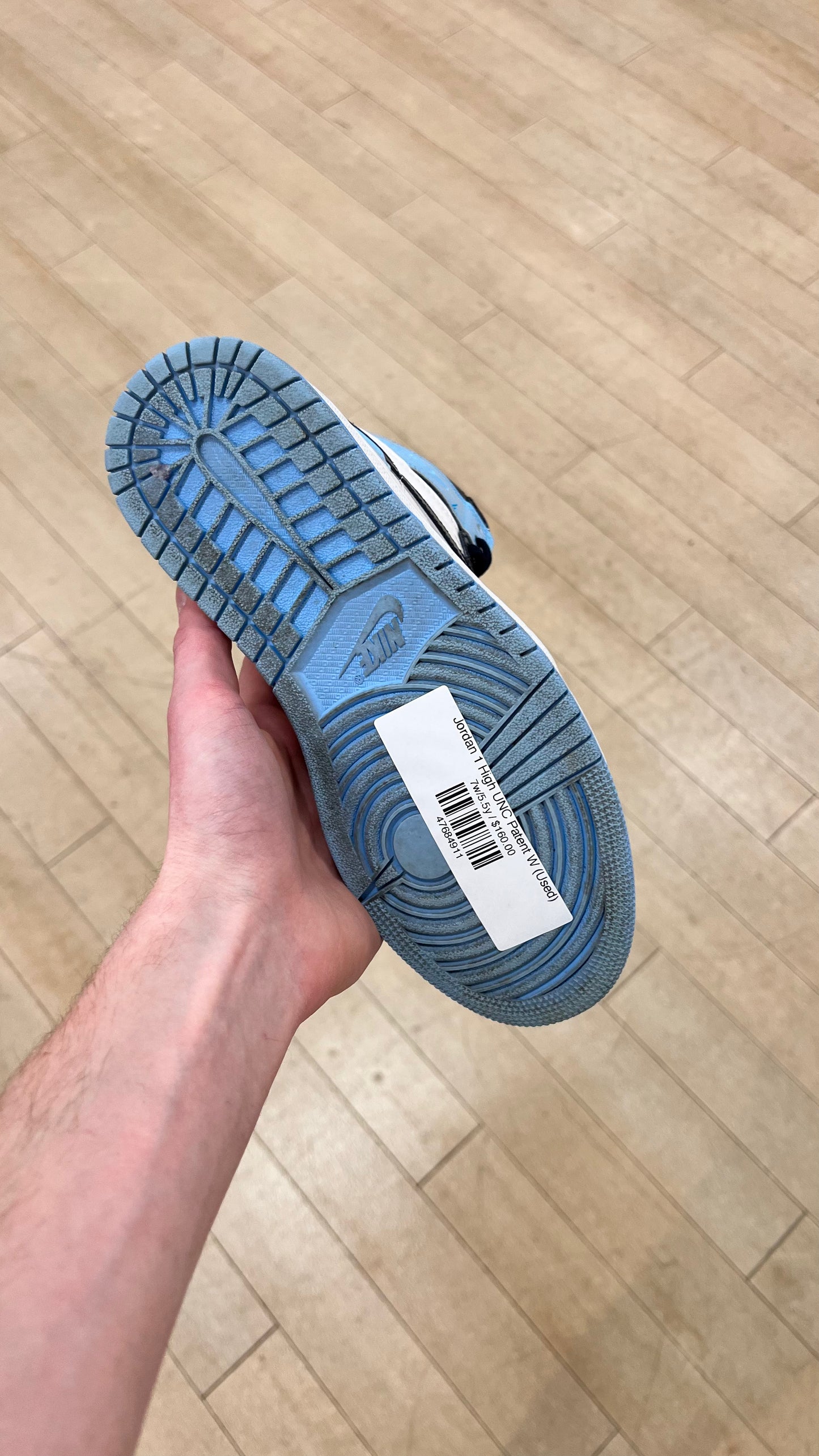 Jordan 1 High UNC Patent W (Used)