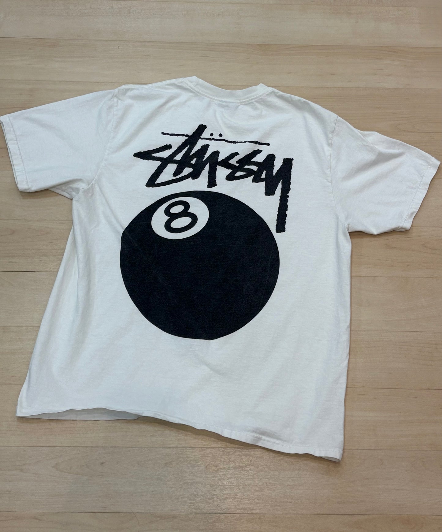 Stussy 8 Ball Pigment Dyed Tee Natural (Used)
