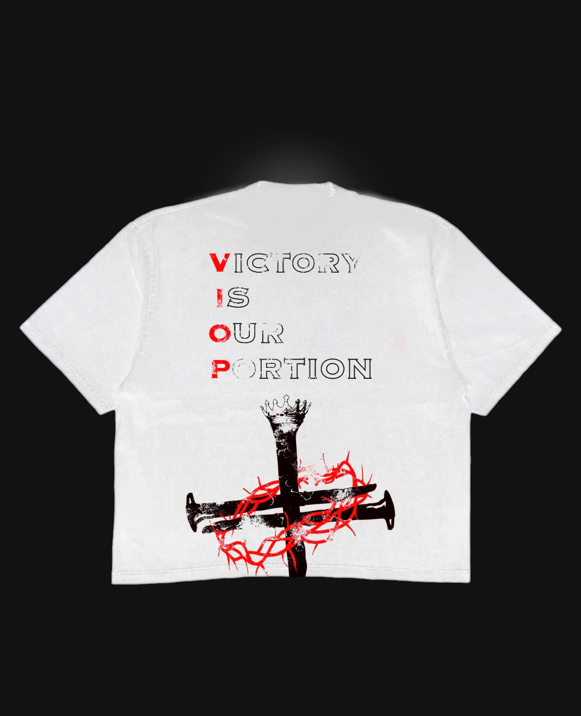VIOP Victory Is Your Crown Red/White Tee
