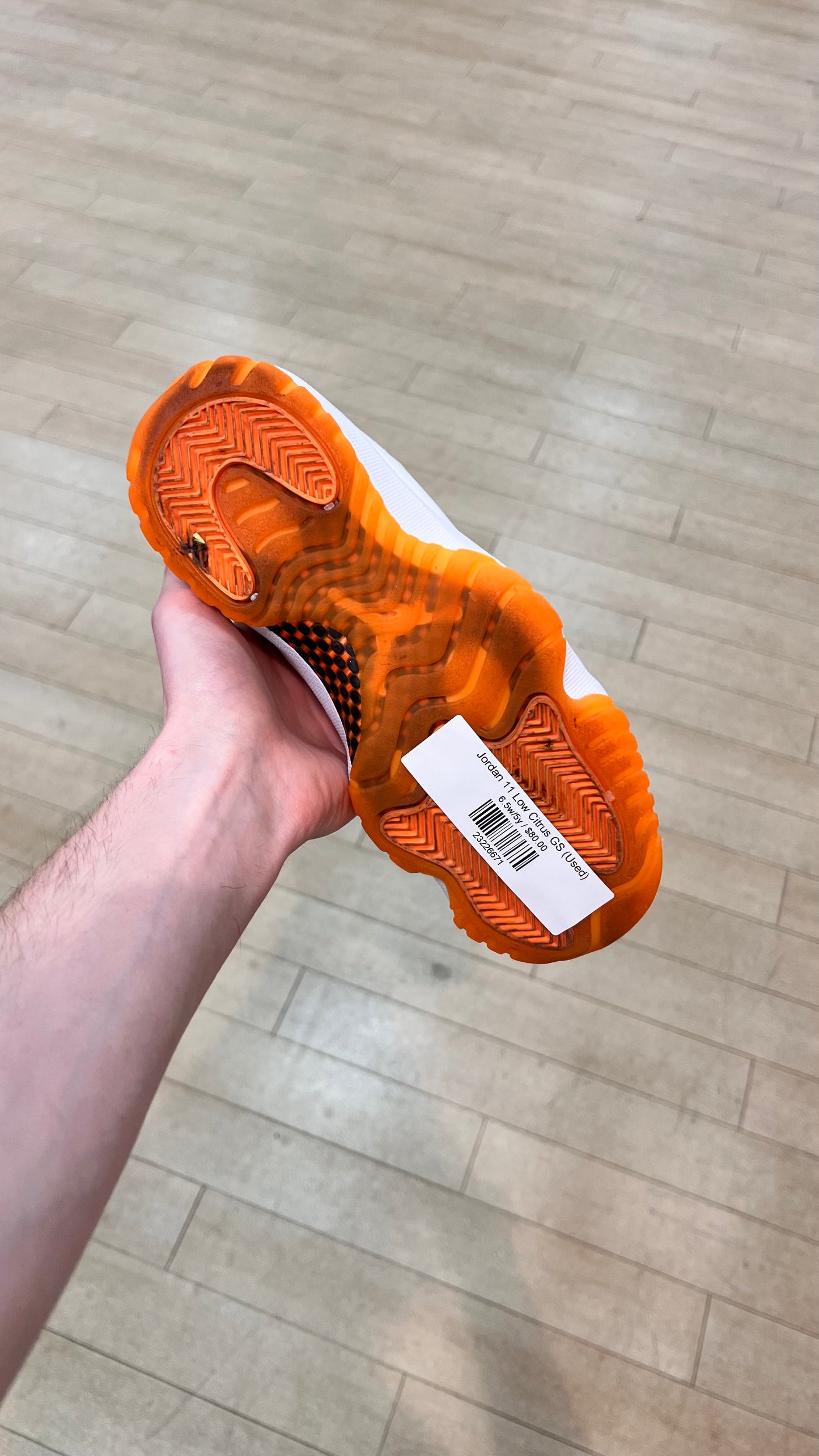 Jordan 11 Low Citrus GS (Used)