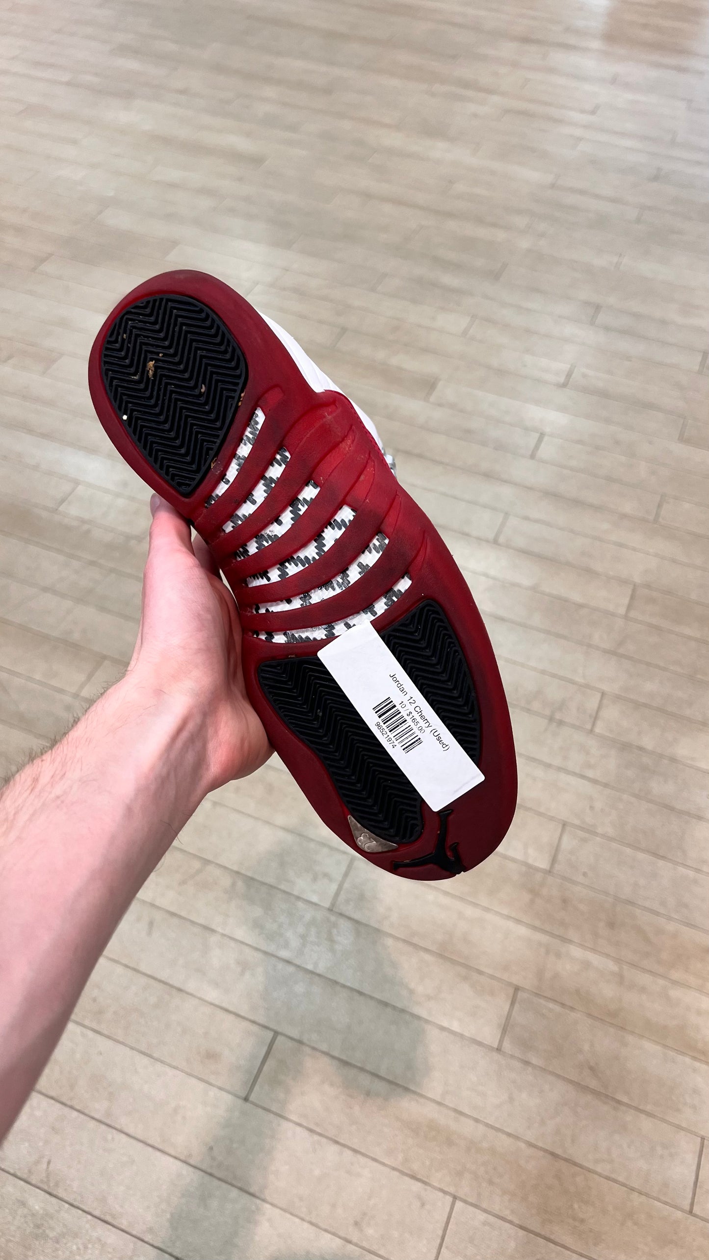 Jordan 12 Cherry (Used)