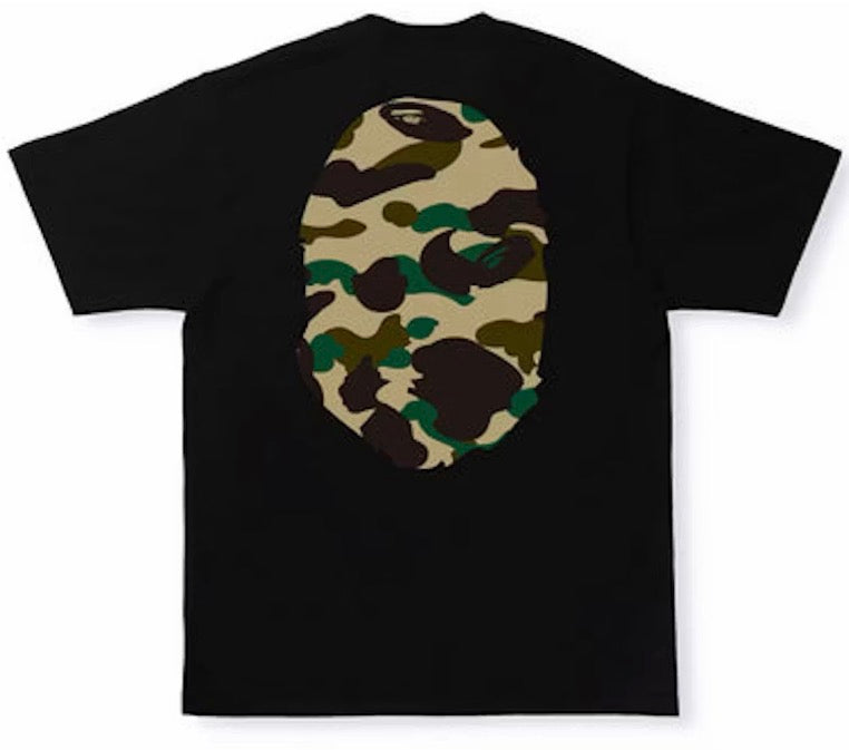 BAPE 1ST Camo Big Ape Head Tee Black