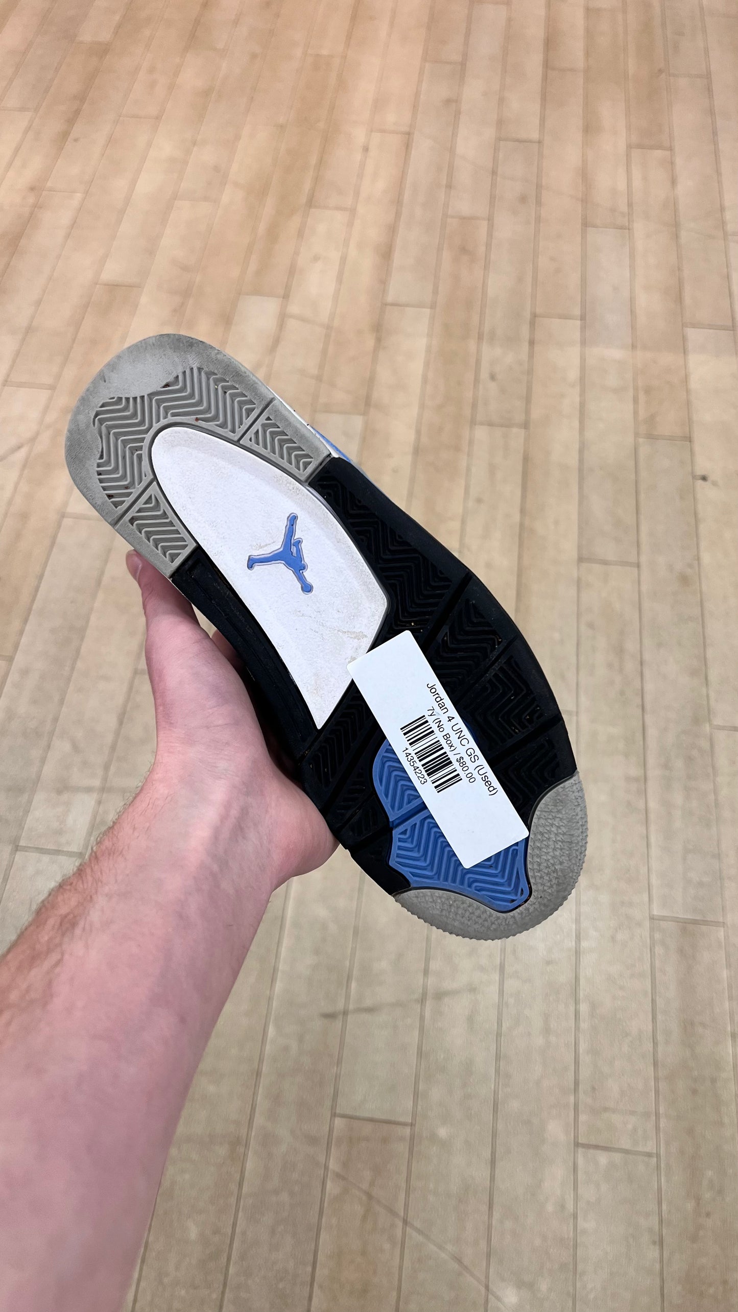 Jordan 4 UNC GS (Used)