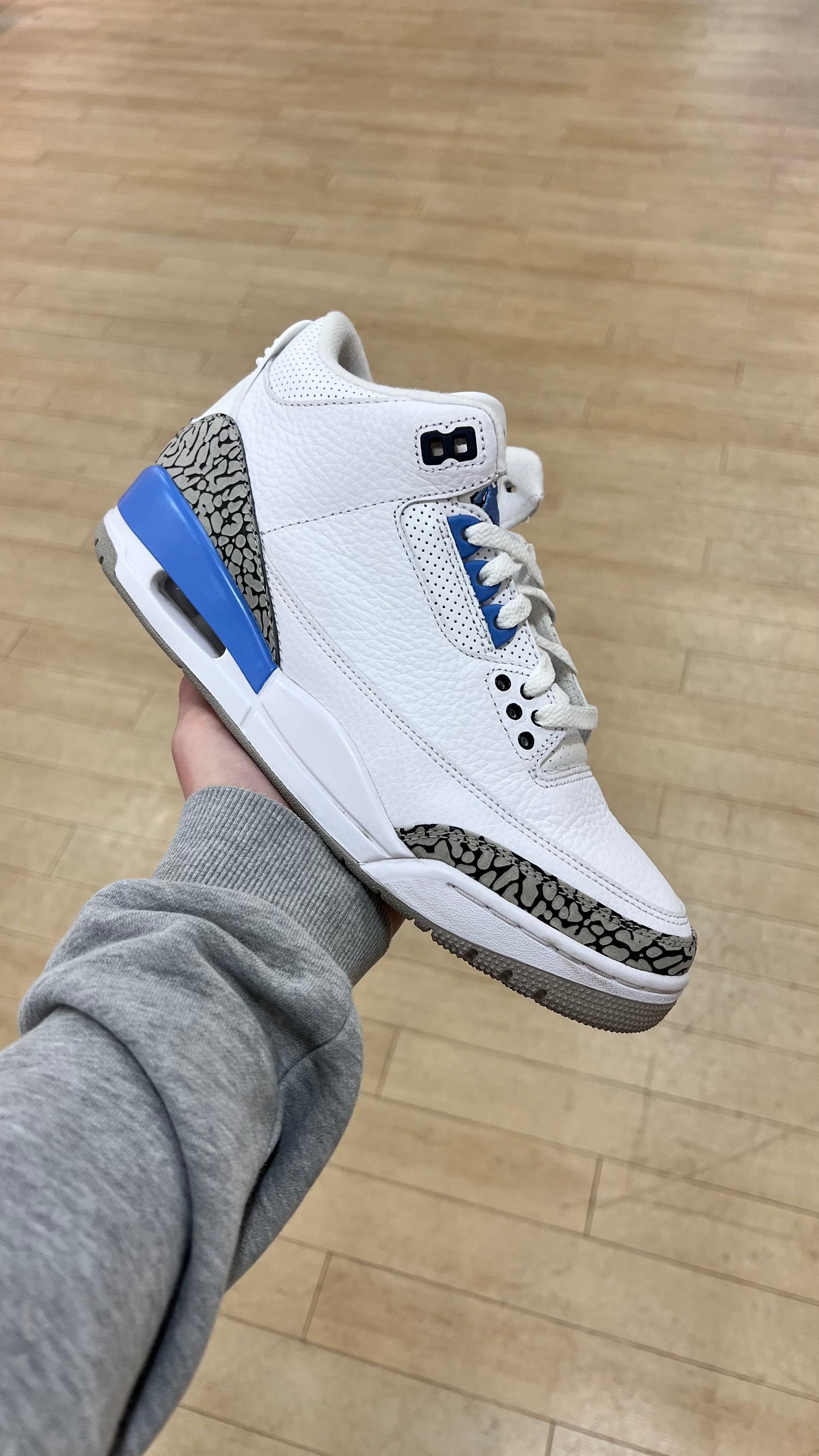 Jordan 3 UNC (Used)