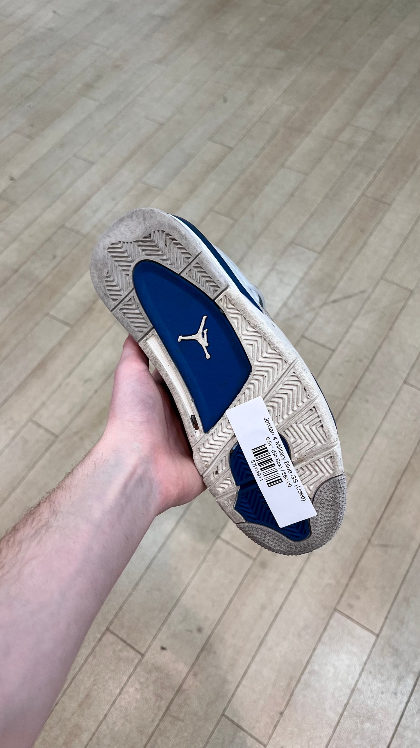 Jordan 4 Military Blue GS (Used)