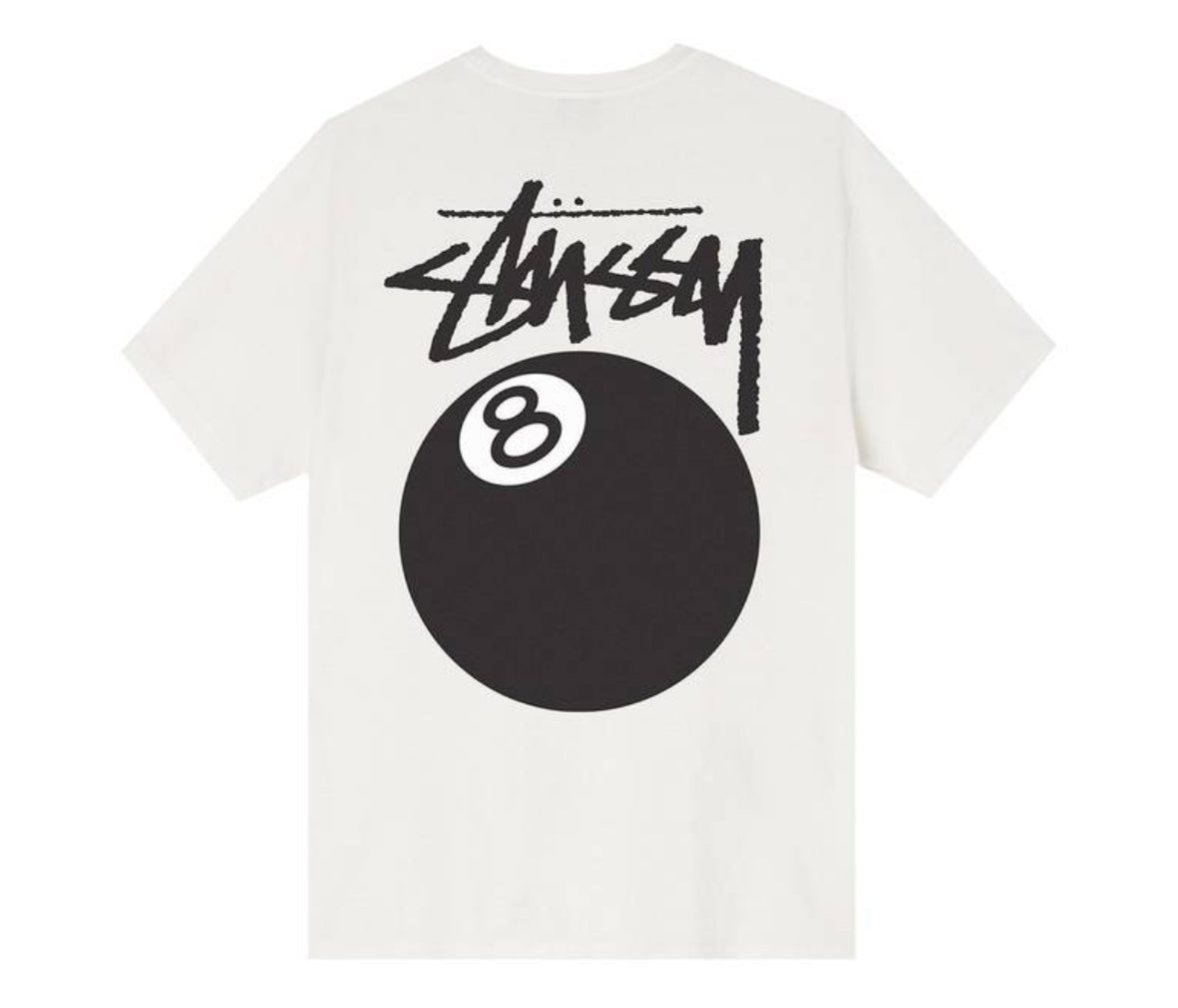 Stussy 8 Ball Pigment Dyed Tee Natural (Used)