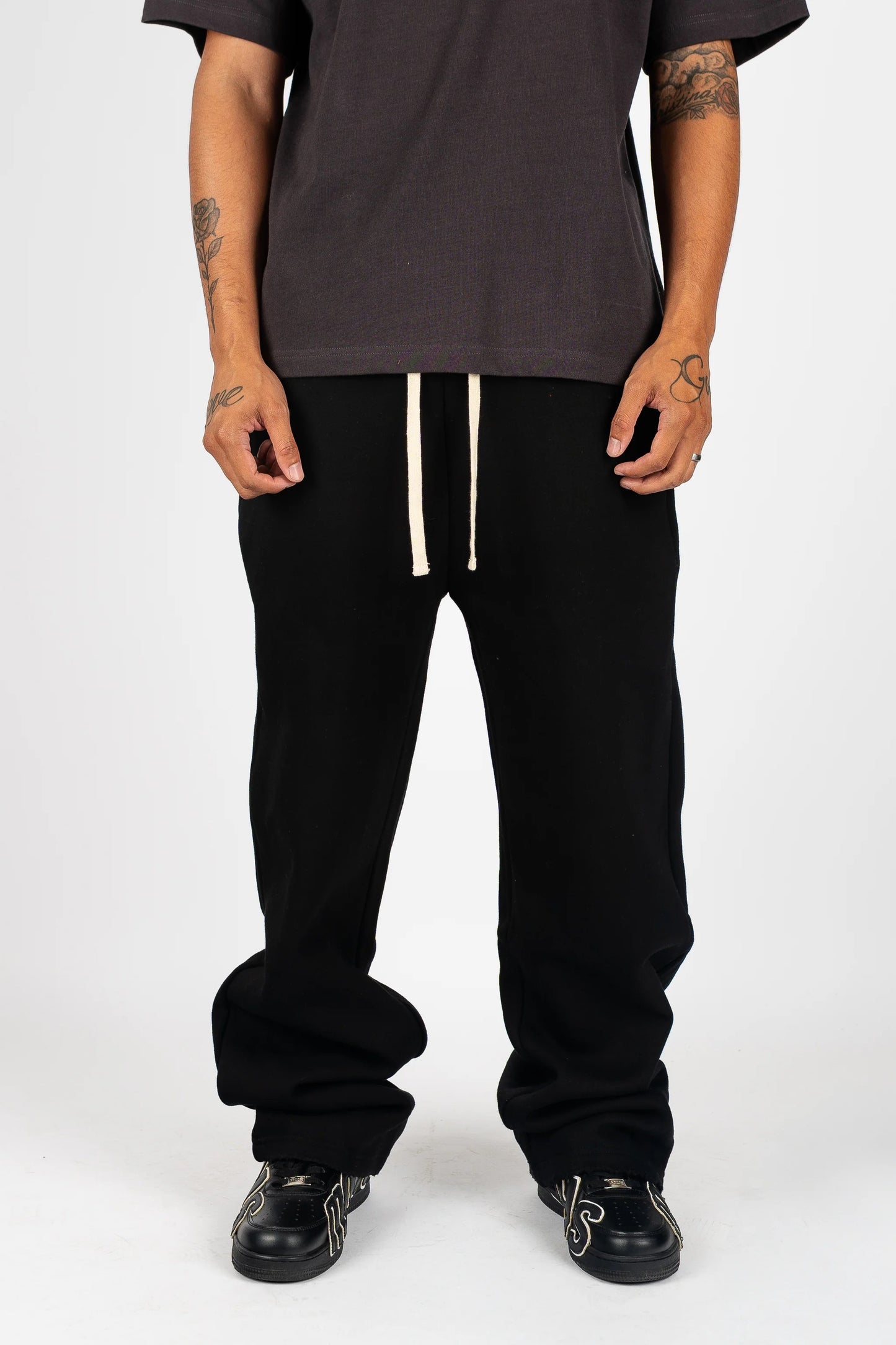 Weathered Black Sweatpants