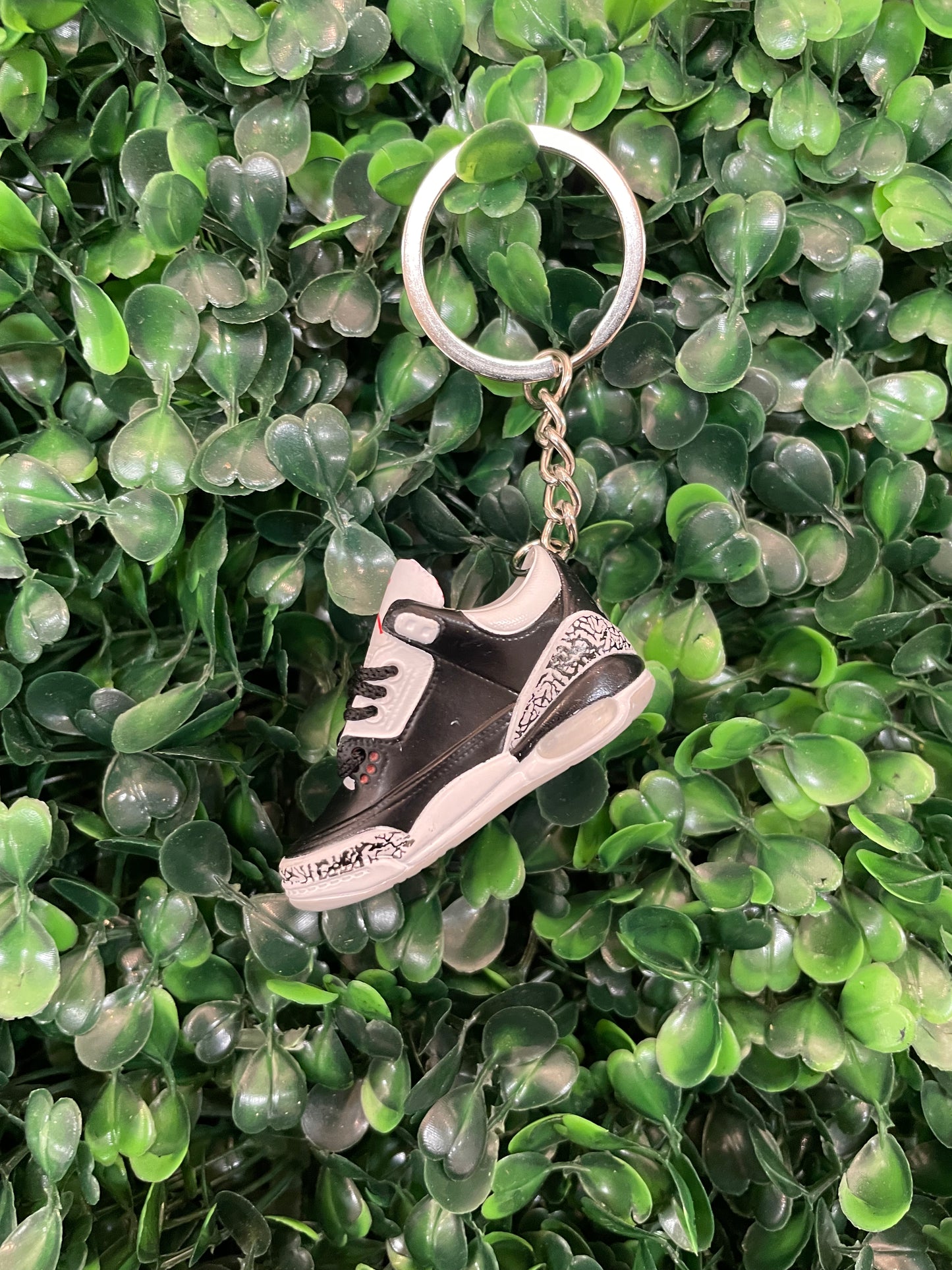 Jordan 3 Black Cement Keychain
