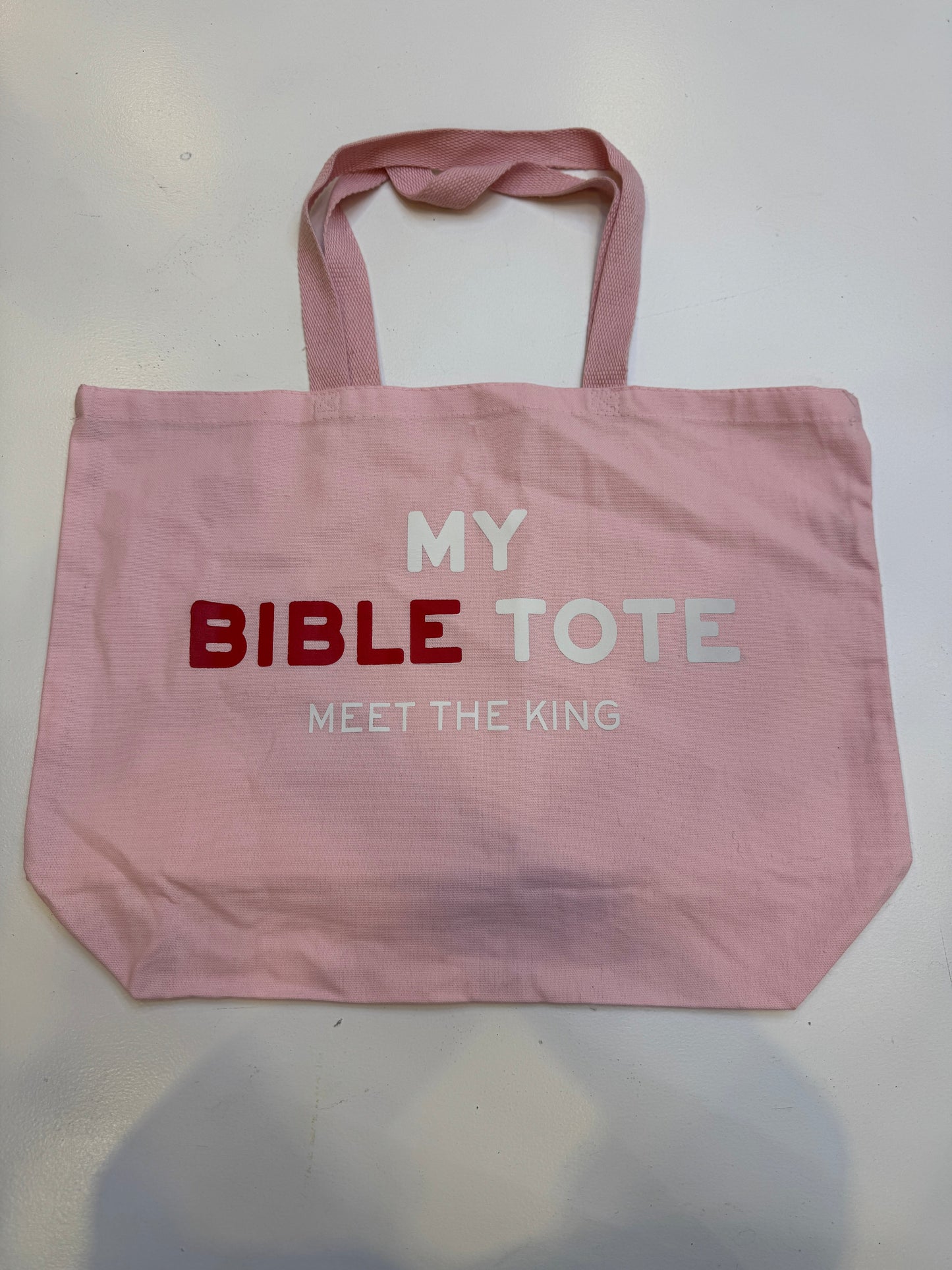 MTK My Bible Tote Bag Pink