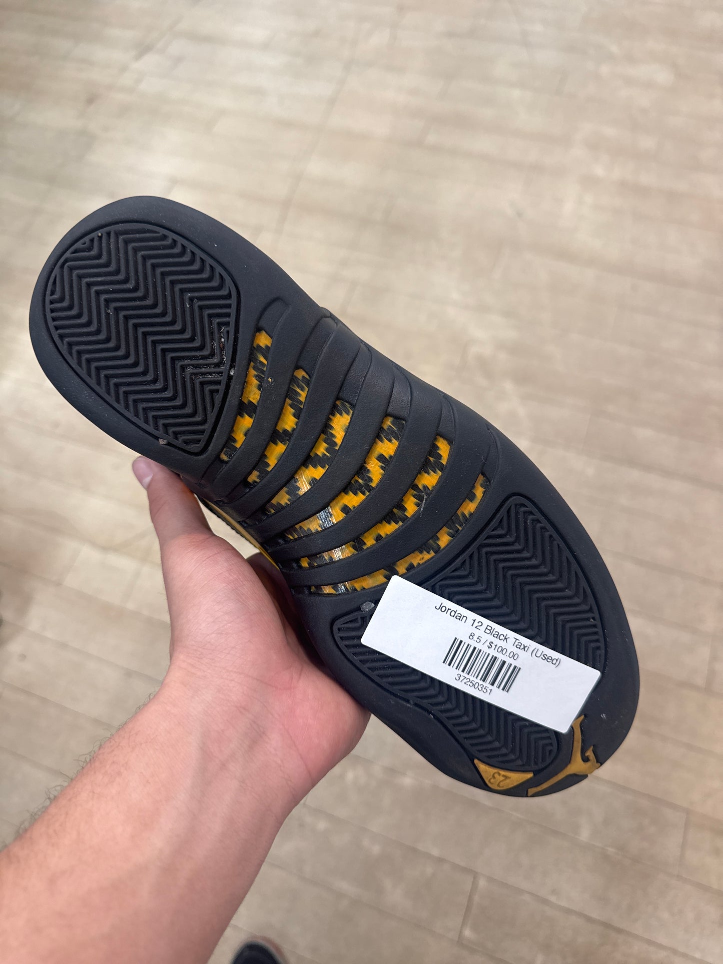 Jordan 12 Black Taxi (Used)