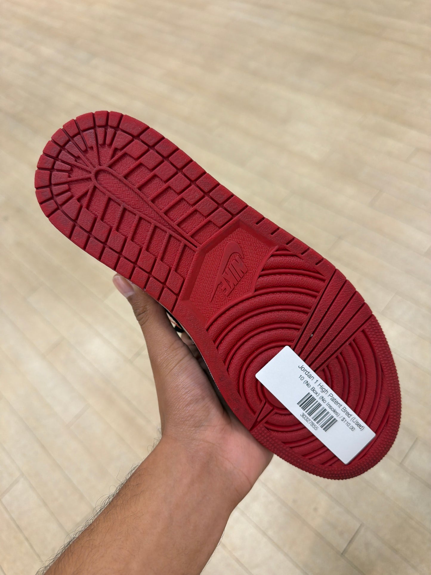 Jordan 1 High Patent Bred (Used)