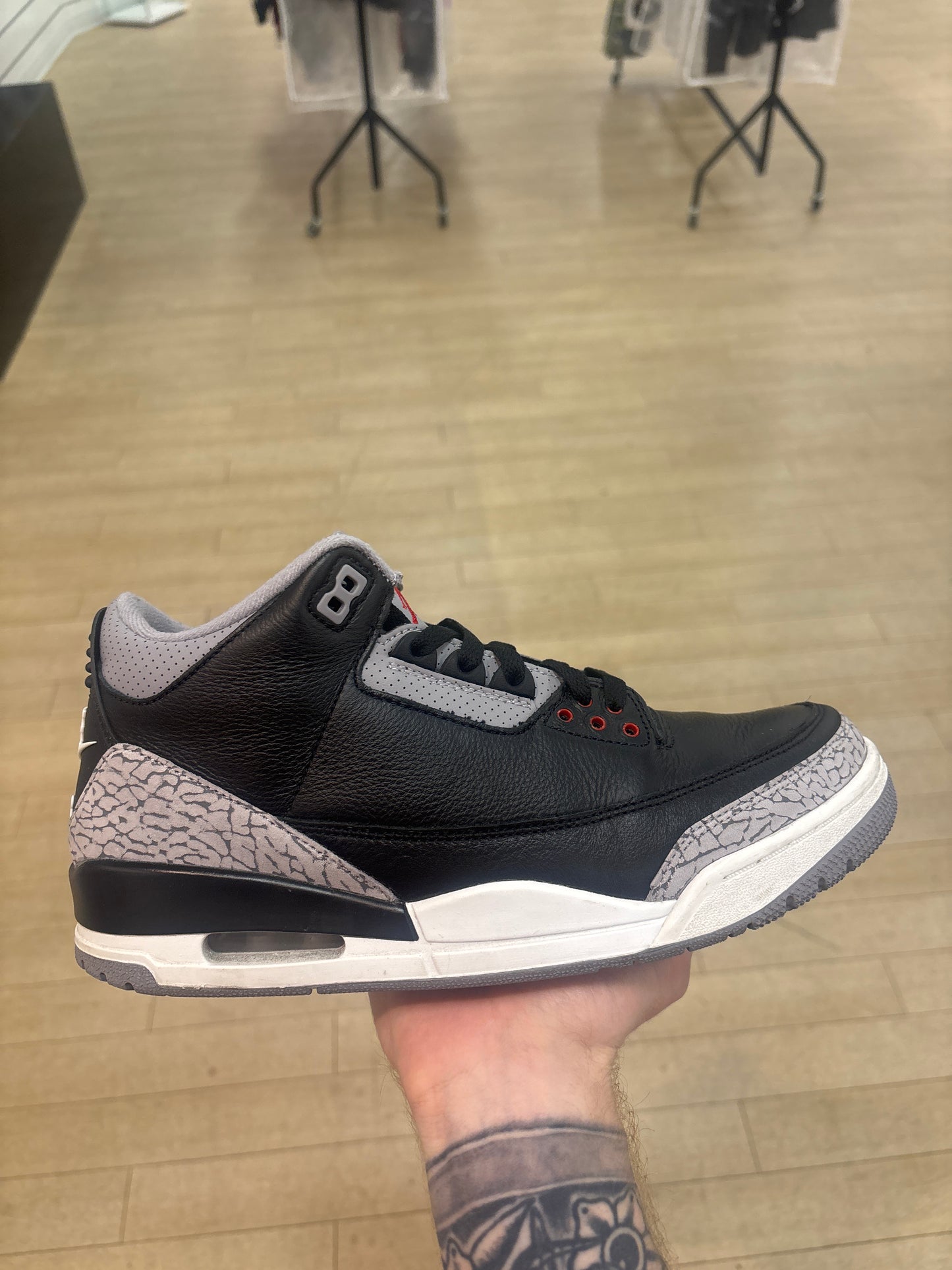 Jordan 3 Black Cement (Used)