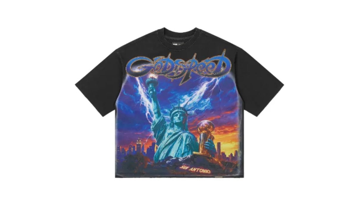 Godspeed Liberty Reigns Black Tee