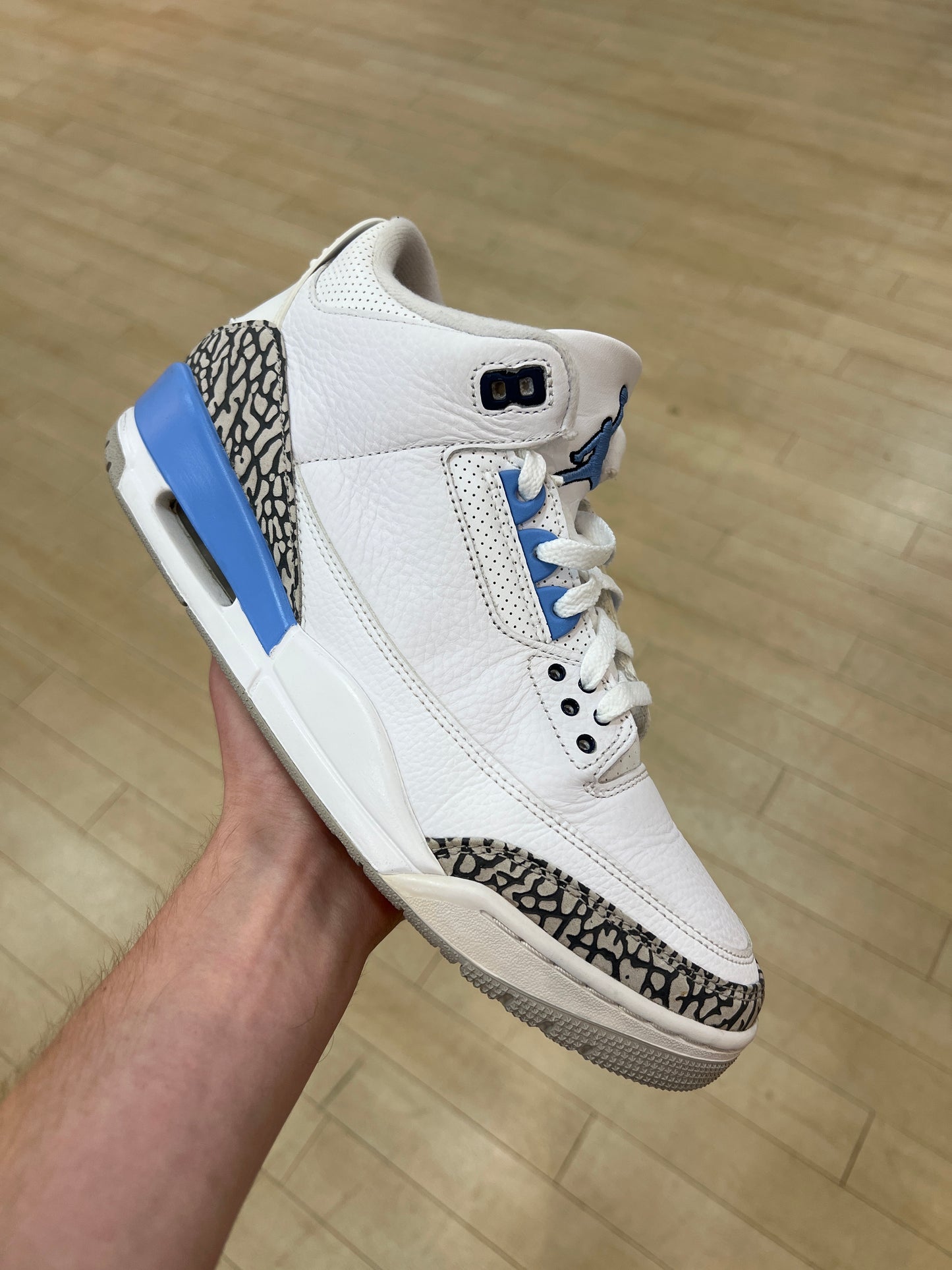 Jordan 3 Unc (Used)