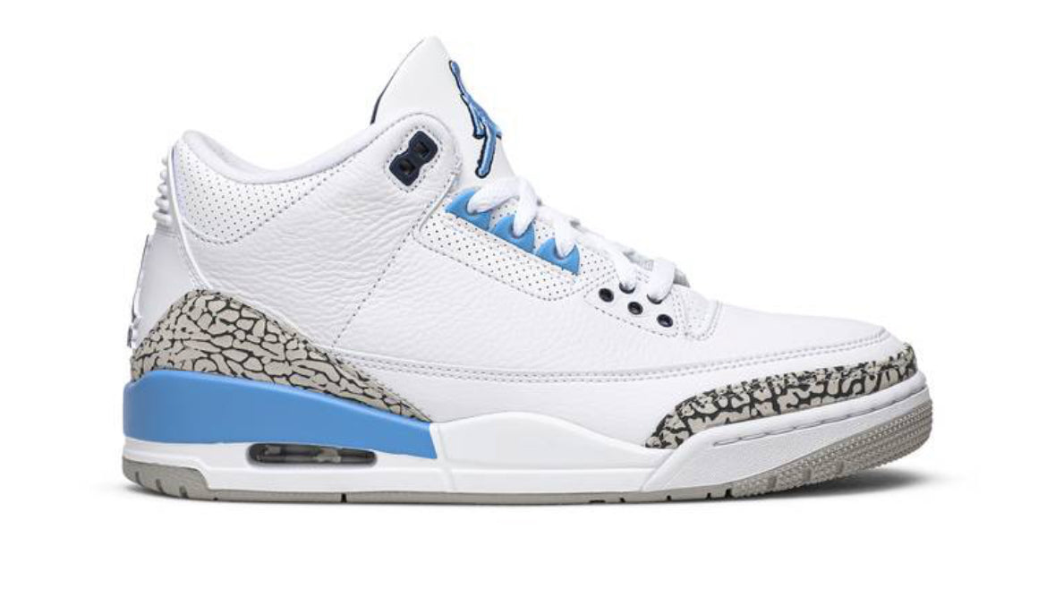 Jordan 3 Unc (Used)