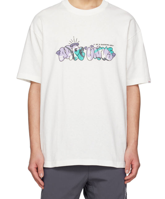 AAPE BAPE White Printed T-Shirt