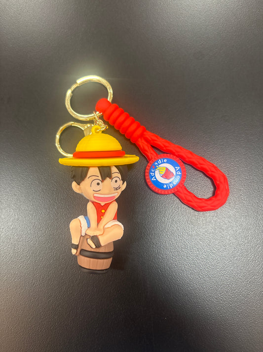 Luffy One Piece Sitting Keychain
