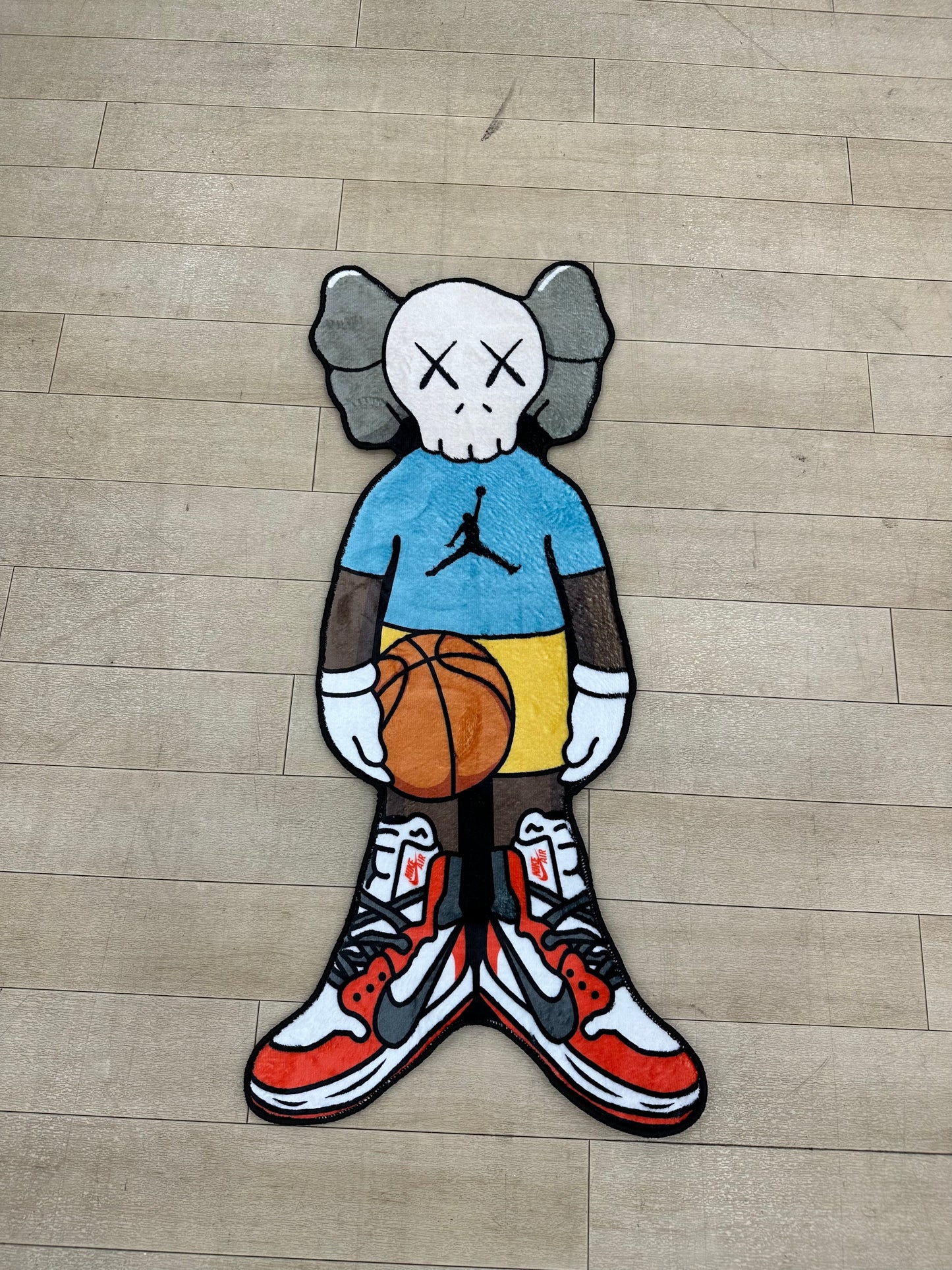 Kaws Jordan 1 x Basketball Rug