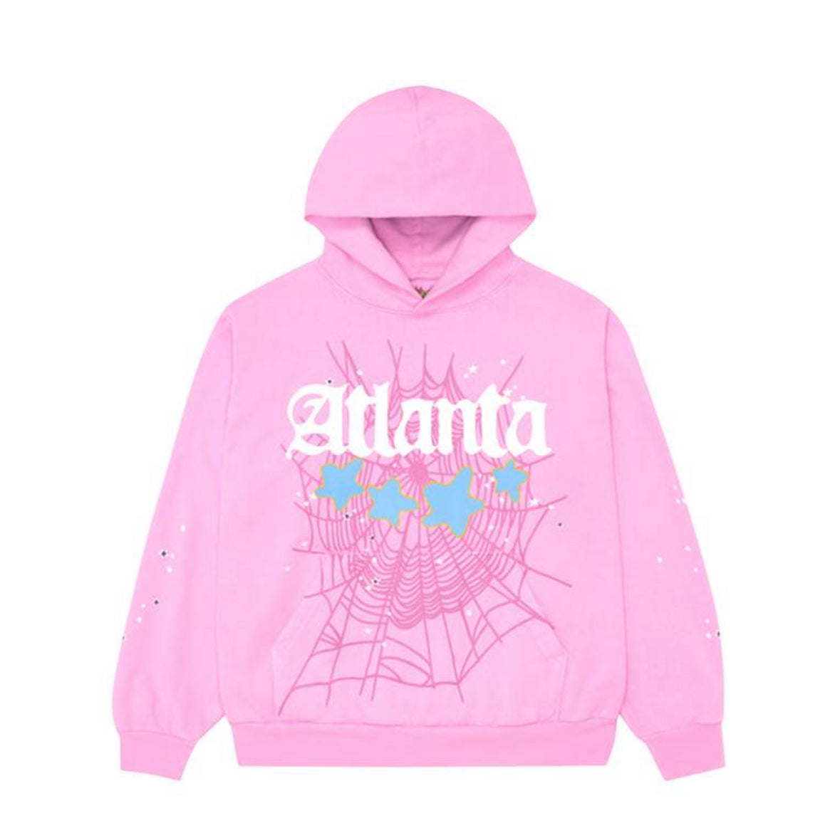 Sp5der Atlanta Pink Hoodie