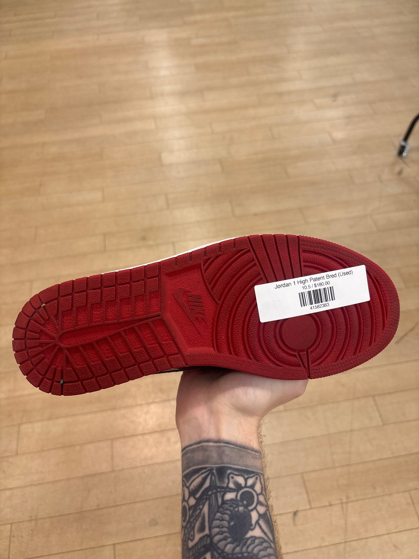 Jordan 1 High Patent Bred (Used)