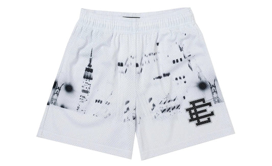 Eric Emanuel Skyline White Shorts