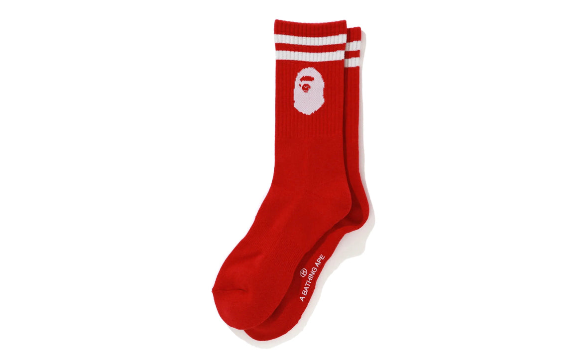 Bape A Bathing Ape Red Sock