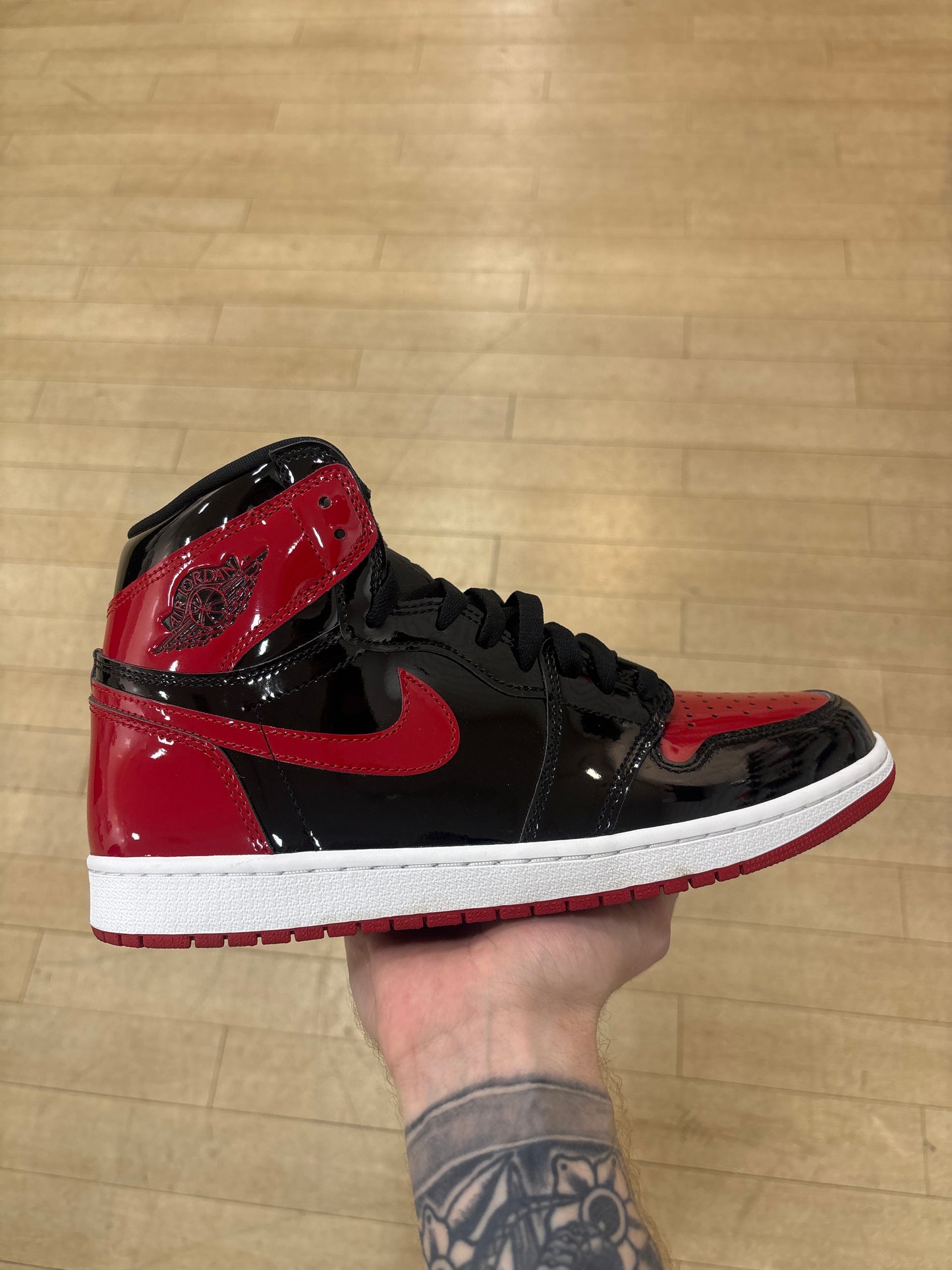 Jordan 1 High Patent Bred (Used)