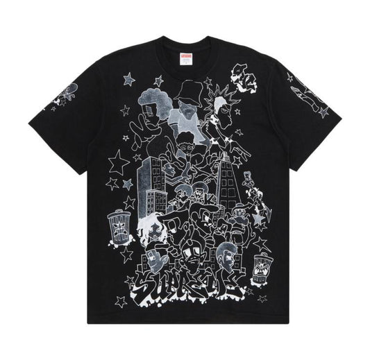 Supreme Downtown Tee Black