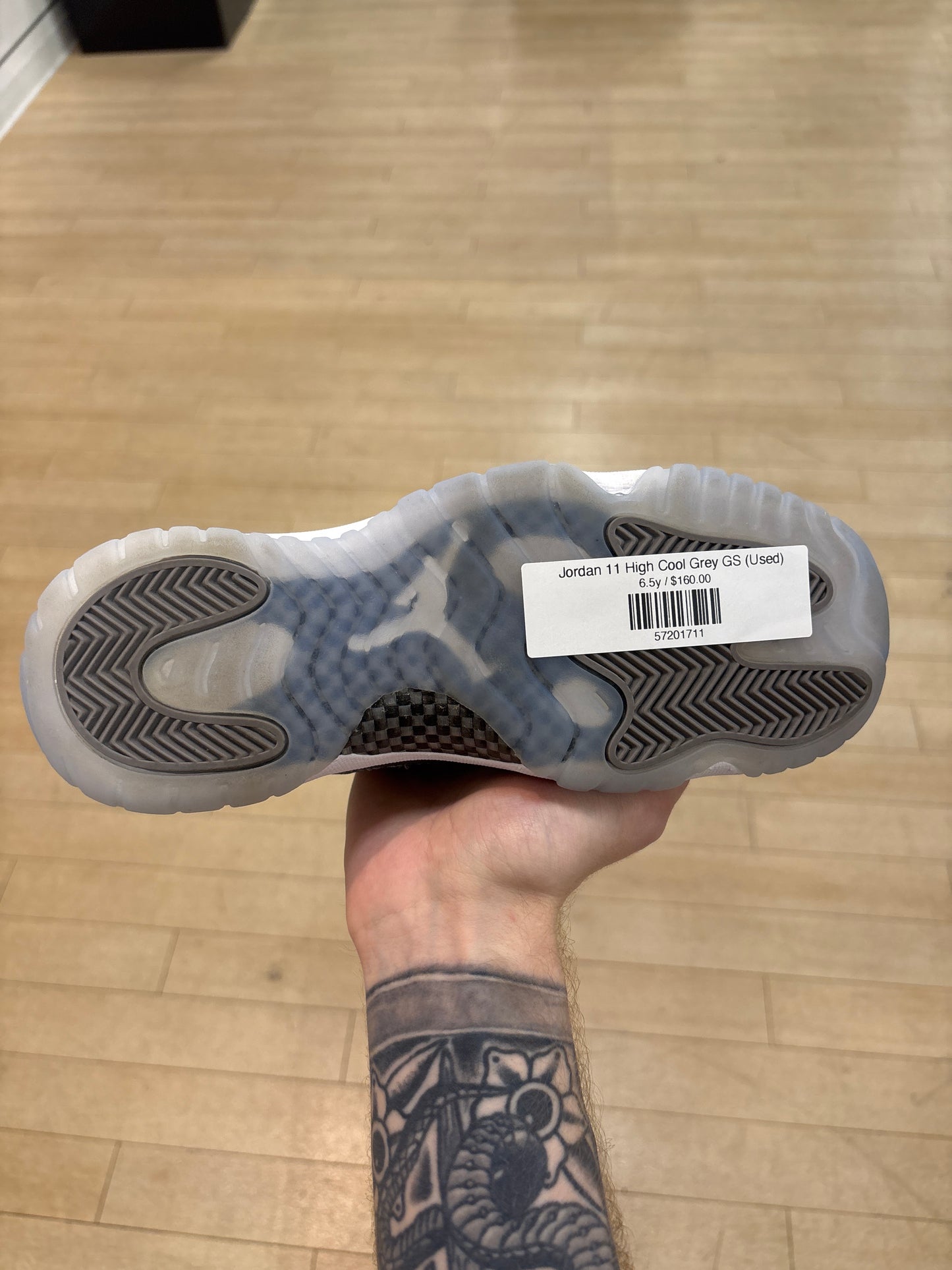Jordan 11 High Cool Grey GS (Used)