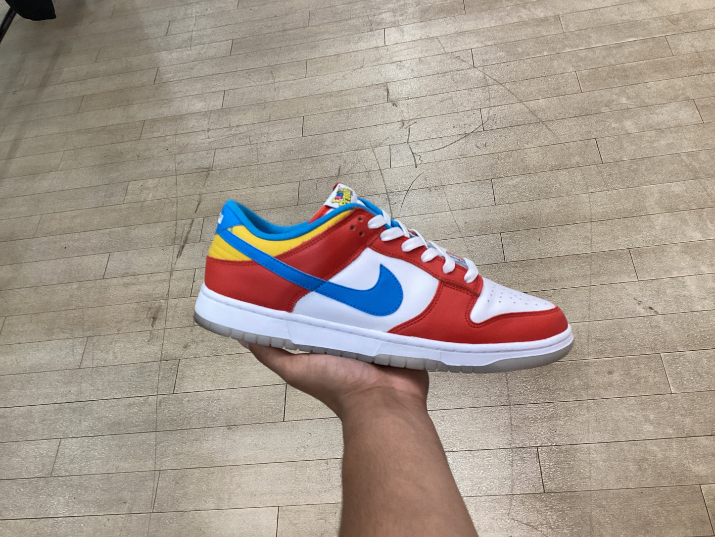 Nike Dunk Low LeBron James Fruity Pebbles (Used)