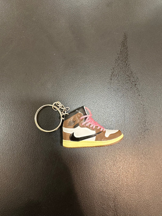 Travis Scott Pink Laces Keychain