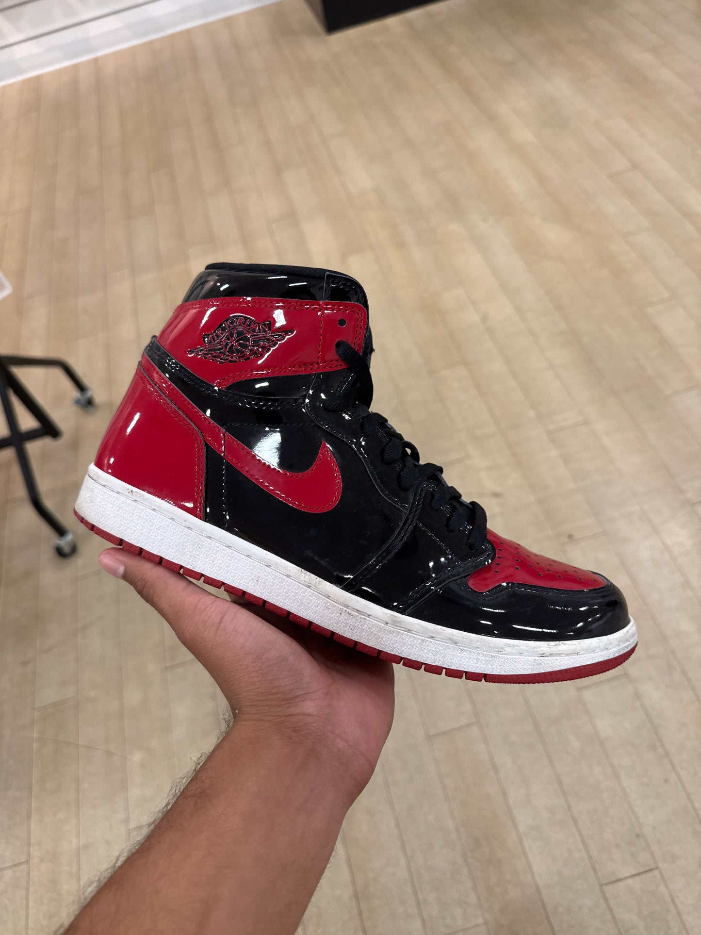 Jordan 1 High Patent Bred (Used)