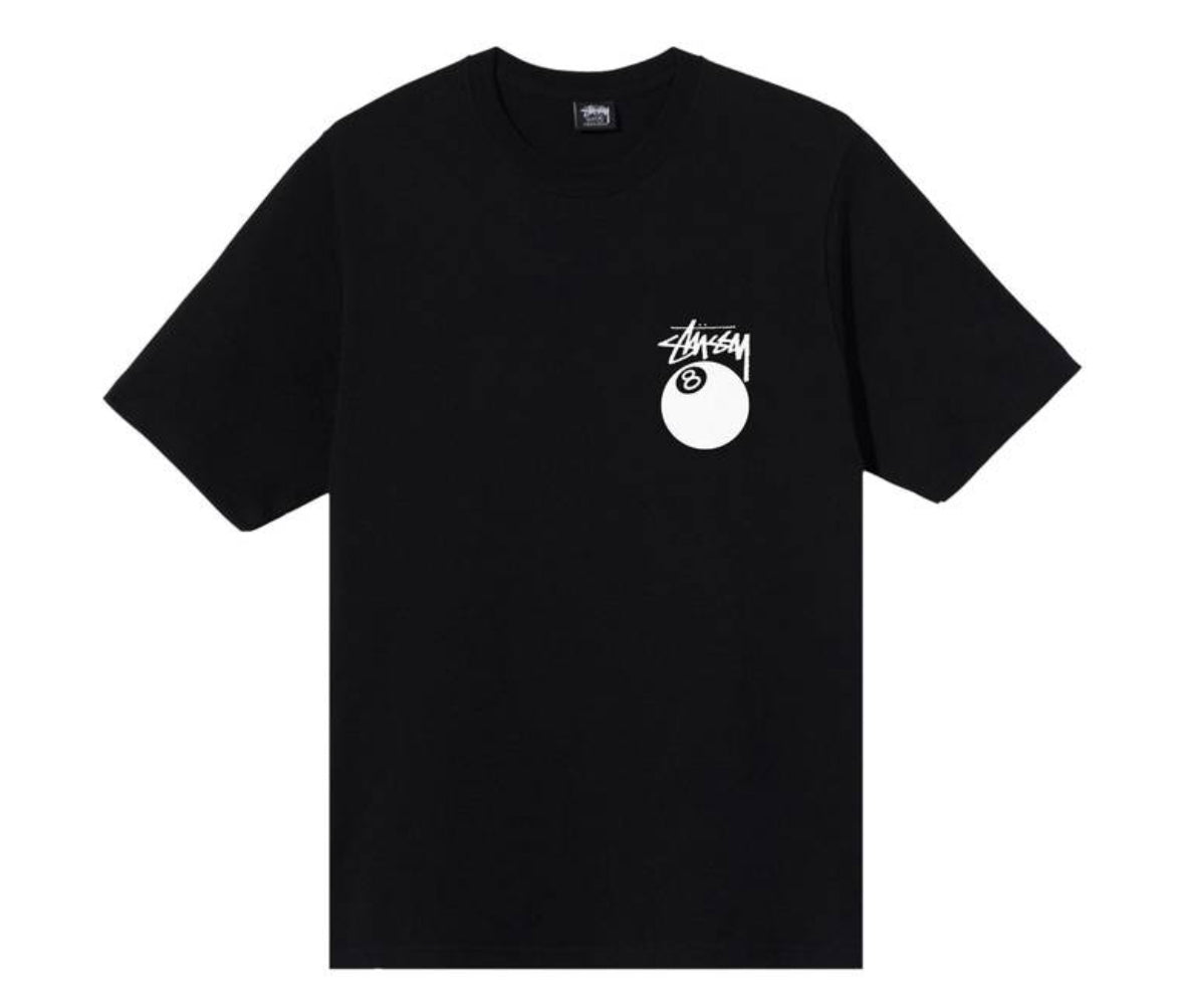 Stussy 8 Ball Tee Black