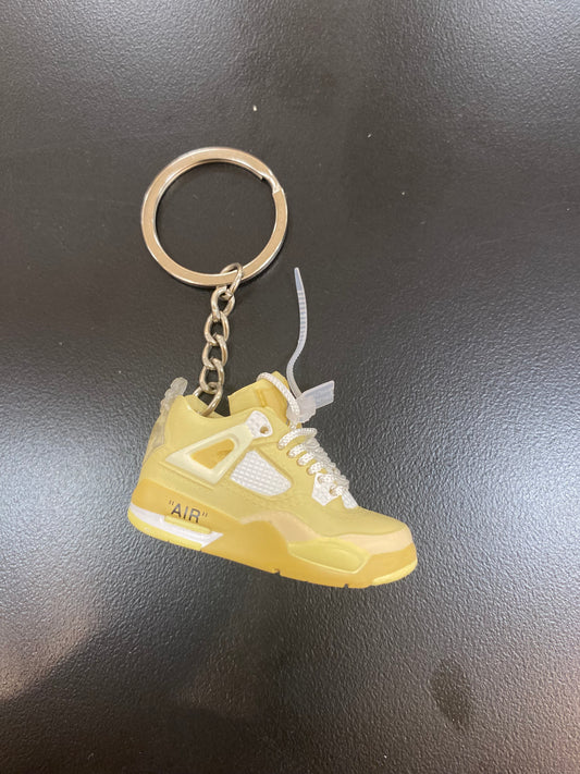 Jordan 4 Off White Keychain