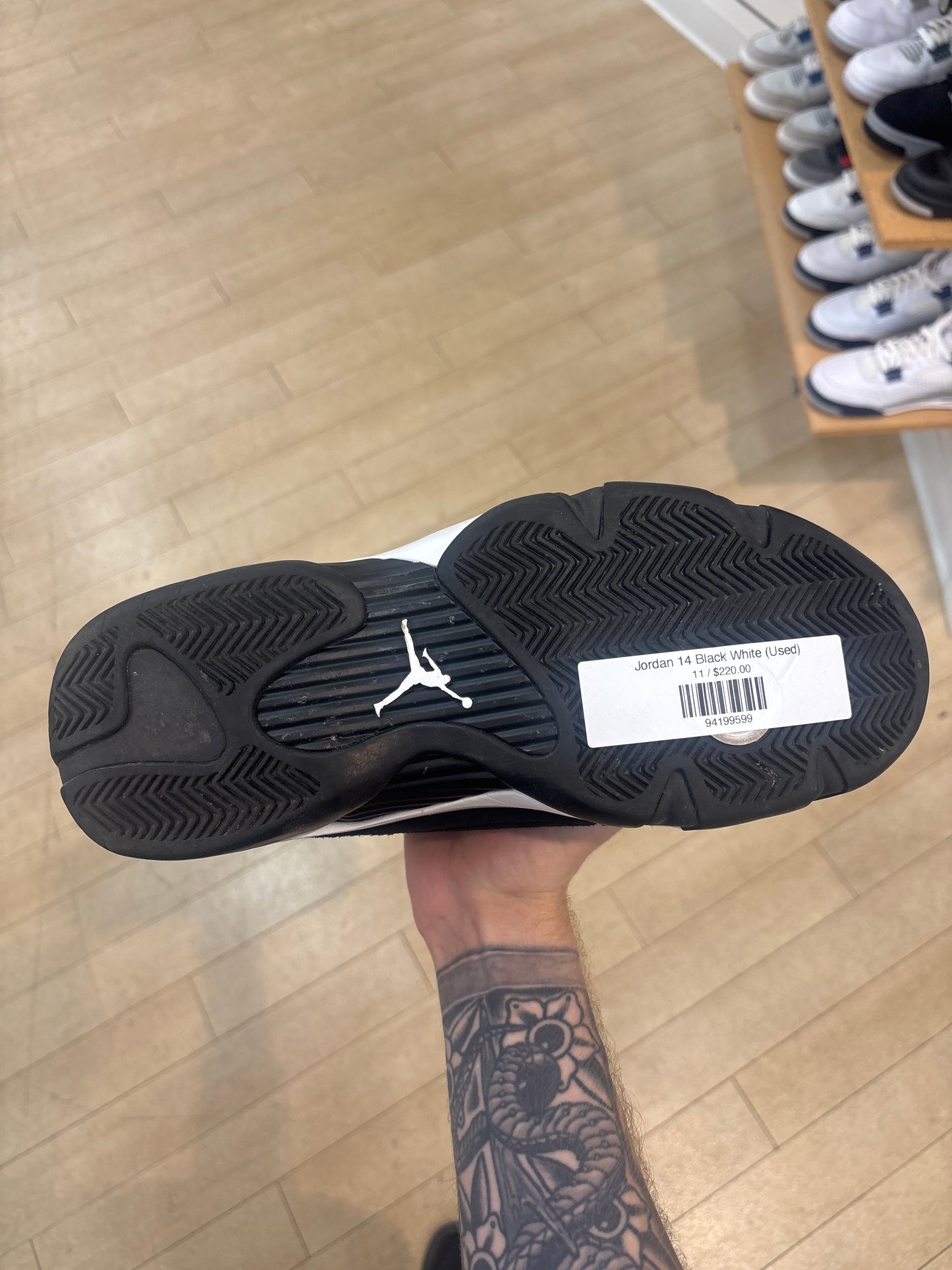 Jordan 14 Black White (Used)