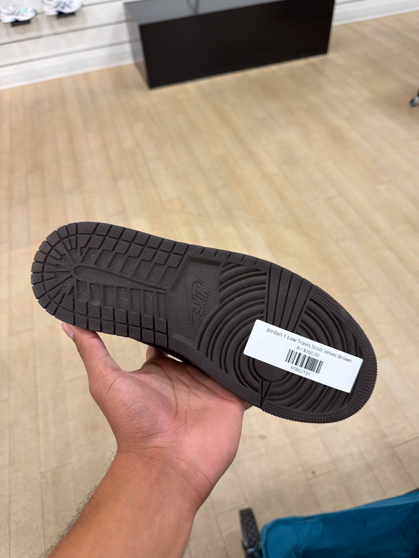 Jordan 1 Low Travis Scott Velvet Brown (Used)