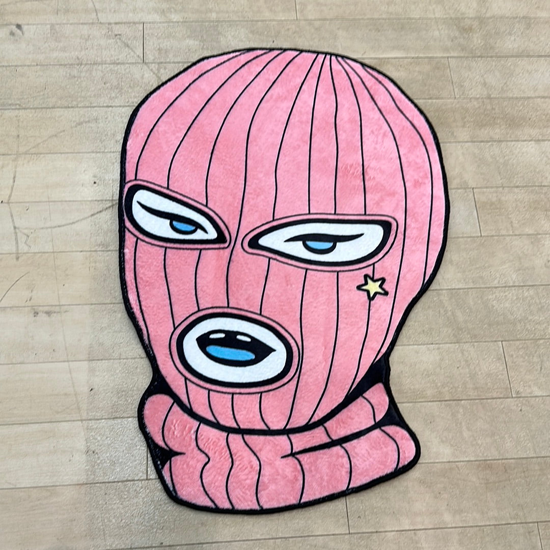 Pink - Ski Mask Rug