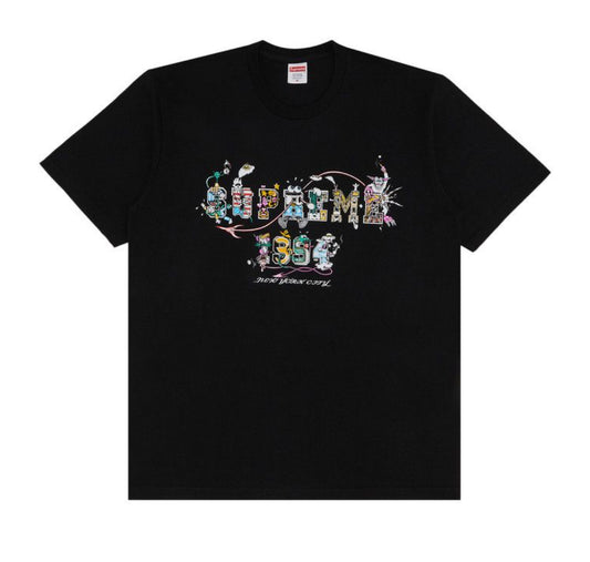 Supreme Varsity Tee Black