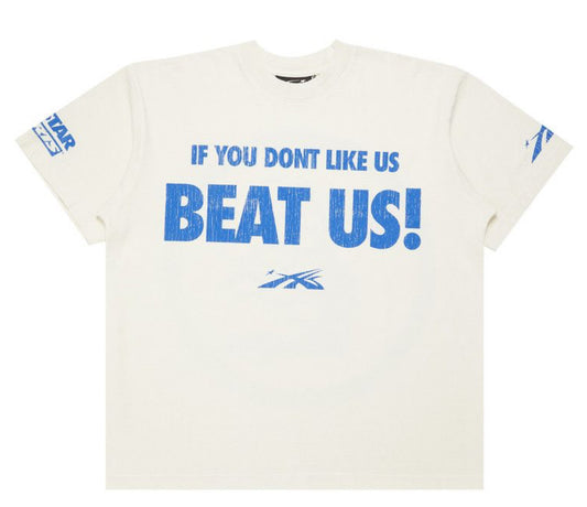 Hellstar Beat Us! Blue/White Tee