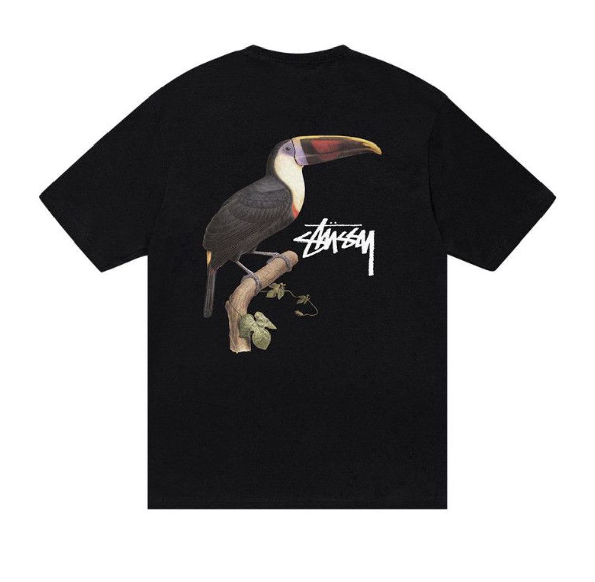 Stussy Toucan Black Tee