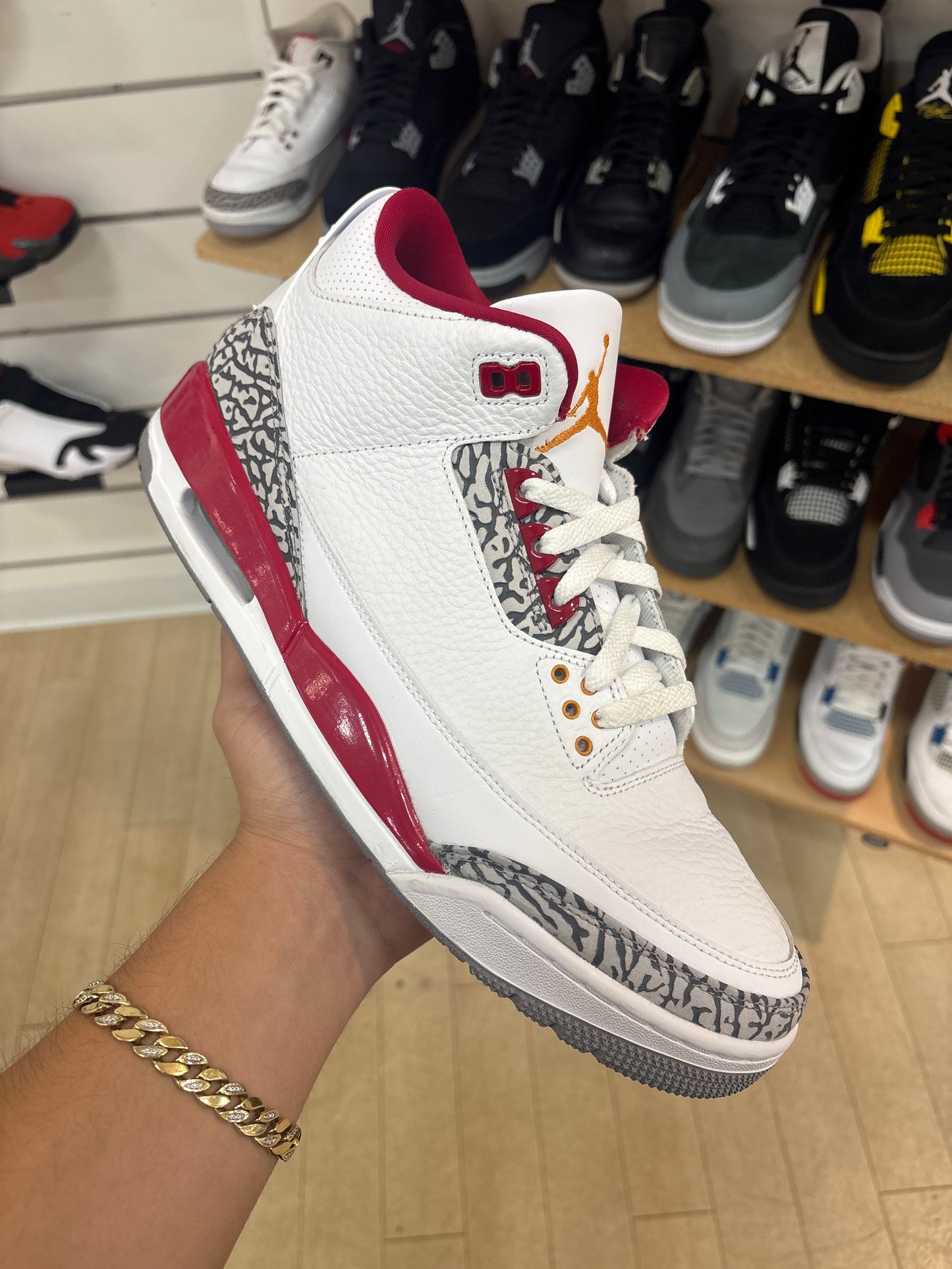 Jordan 3 Cardinal Red (Used)