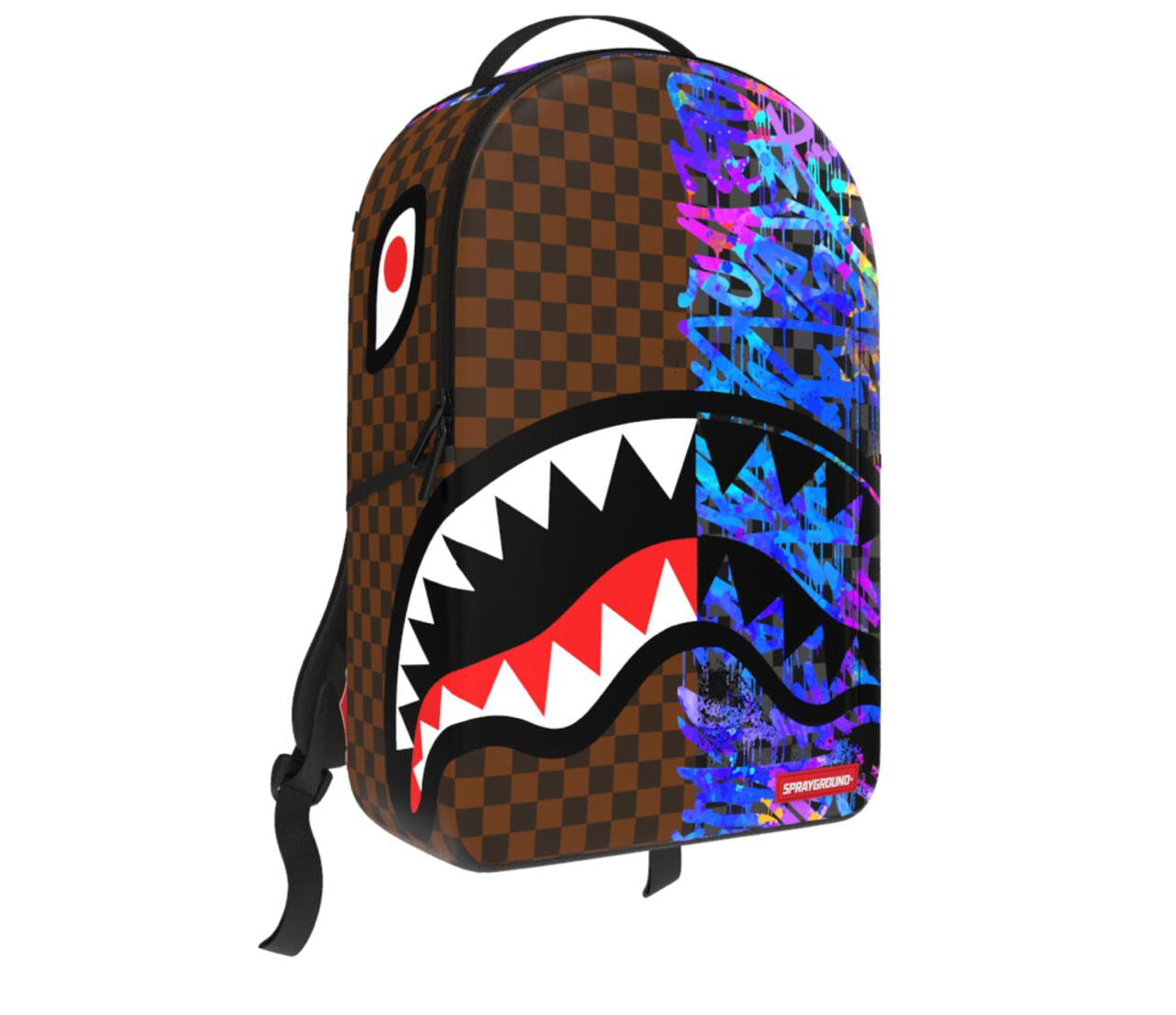 Spray Ground Contextual Glow In The Dark Backpack