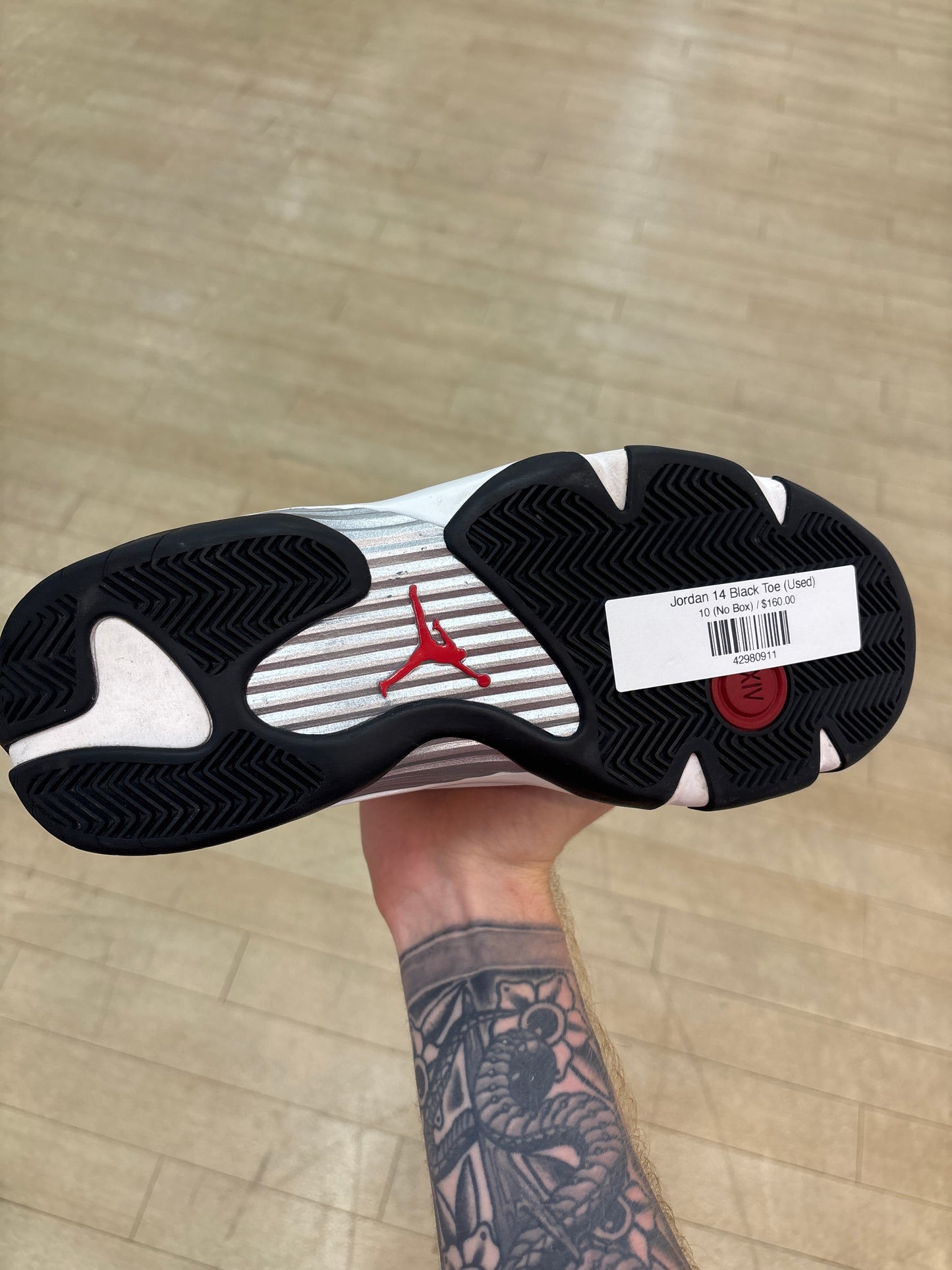 Jordan 14 Black Toe (Used)