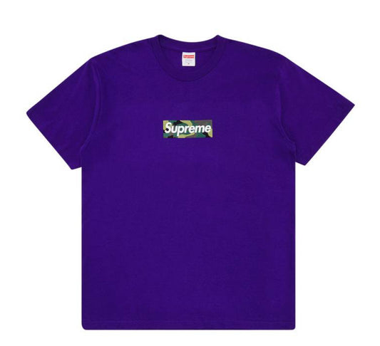 Supreme Purple Box Logo Tee