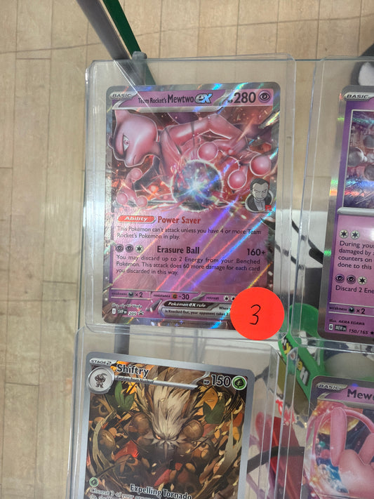 Pokemon Team Rocket Mewtwo Ex Promo