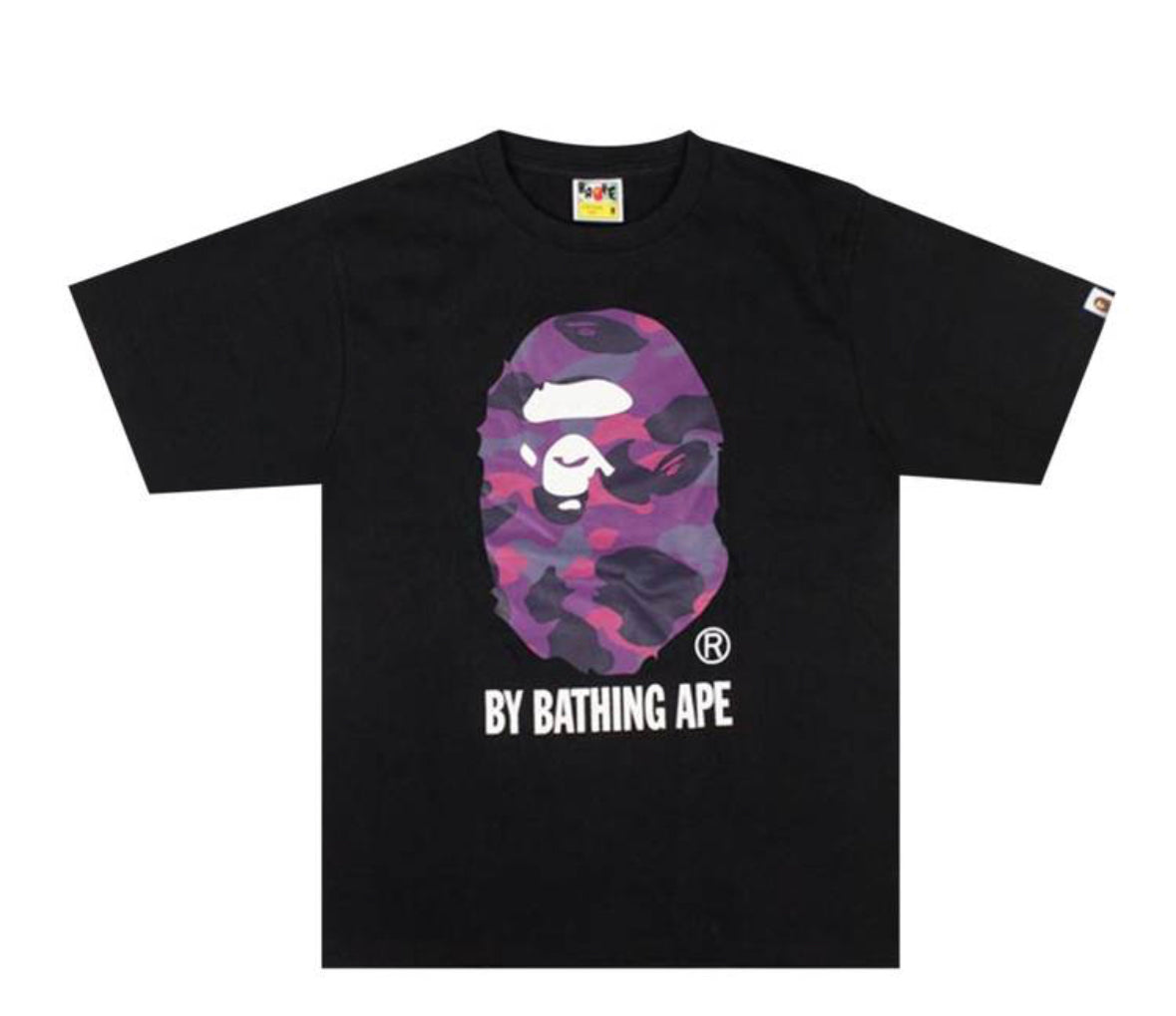 BAPE Purple Camo Tee